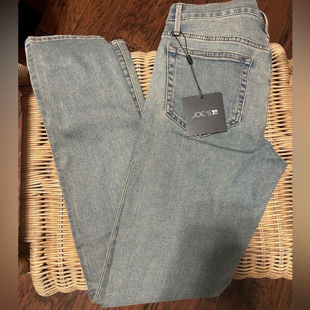 NWT Joe's Blue Denim Jeans The Asher Dayne Sz 28 Slim Fit Kinetic